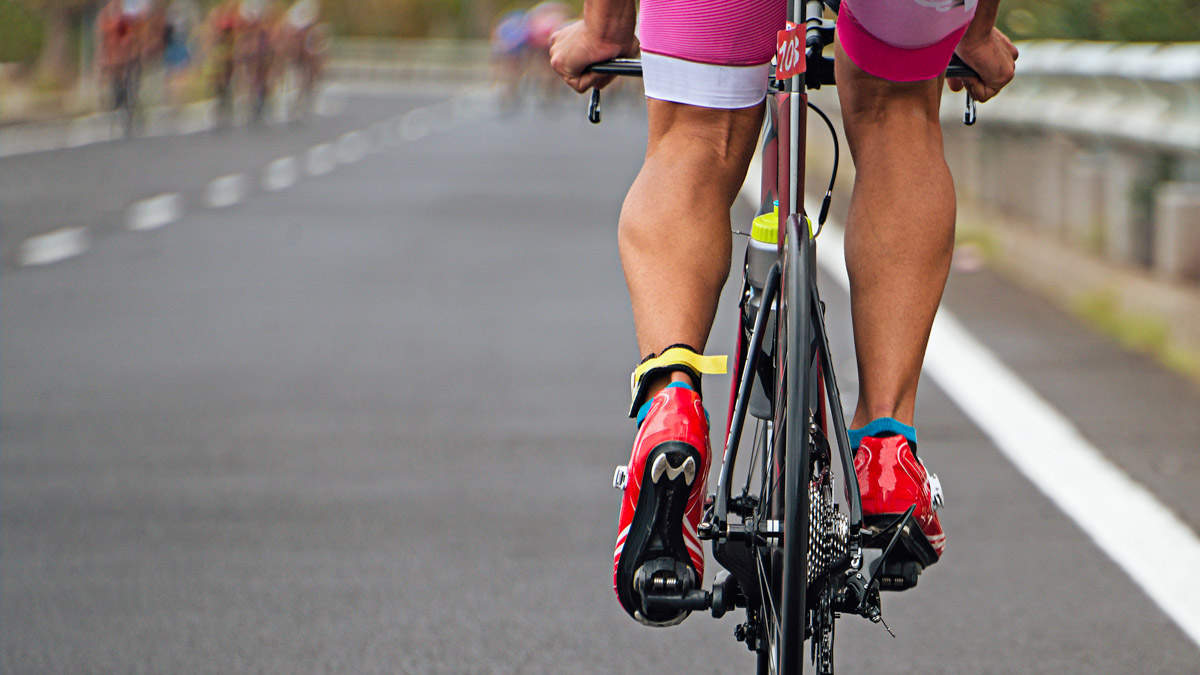 Cycling Competition,view From Behind Cycling Competition,view From Behind