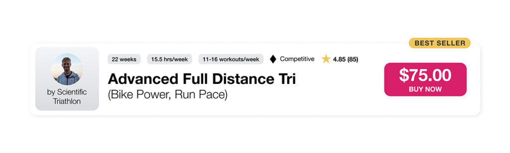 Best Full-Distance Triathlon Plan for Experienced Athletes 