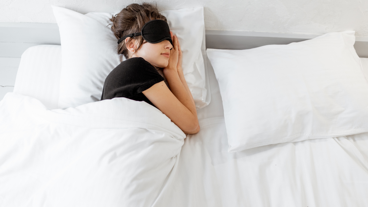Female Athlete Sleeping For Performance